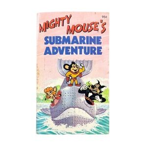 Mighty Mouse's Submarine Adventure—Vintage Book—Ottenheimer Publishers 1981
